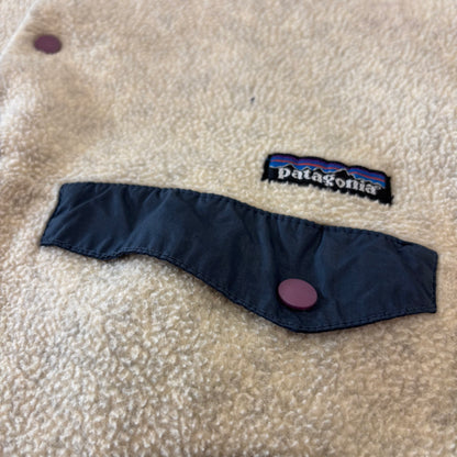 90's Patagonia パタゴニア スナップTシンチラ フリース  アイボリー (M) /C0215F-SO