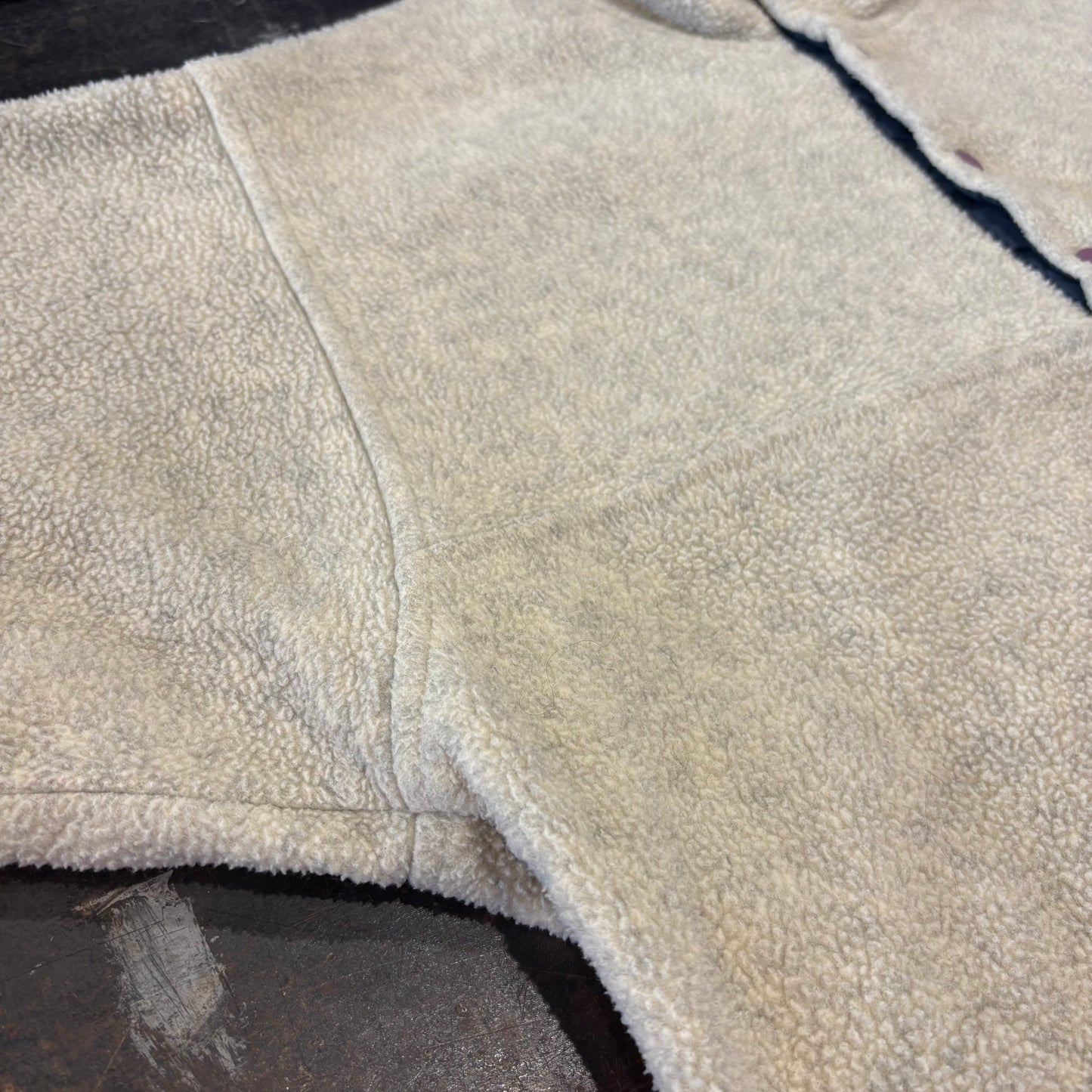 90's Patagonia パタゴニア スナップTシンチラ フリース  アイボリー (M) /C0215F-SO