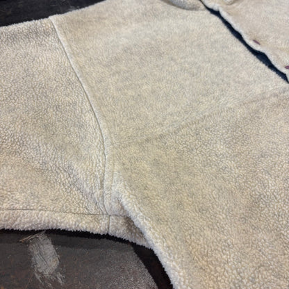 90's Patagonia パタゴニア スナップTシンチラ フリース  アイボリー (M) /C0215F-SO