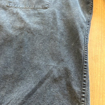 00's Ralph Lauren ラルフローレン コットン ワークシャツ グレー (M)/B2912SH-SO