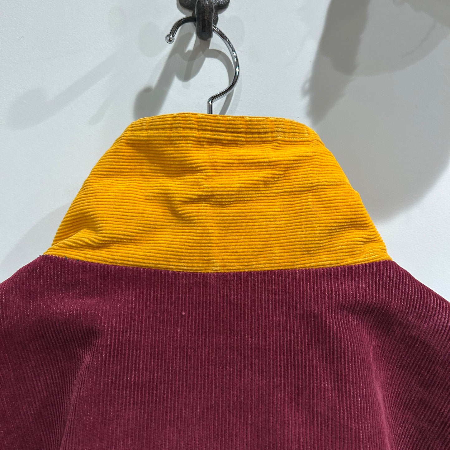 80's WEST WIND corduroy varsity jacket コーデュロイ スタジャン ワインレッド (XXL)/A8951J-SO