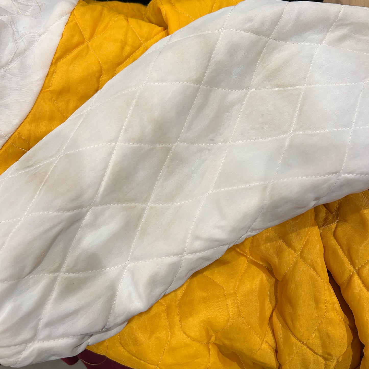 80's WEST WIND corduroy varsity jacket コーデュロイ スタジャン ワインレッド (XXL)/A8951J-SO