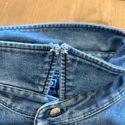 00's Polo by Ralph Lauren denim デニム シャツ ブルー (XL)/A2927SH-SO