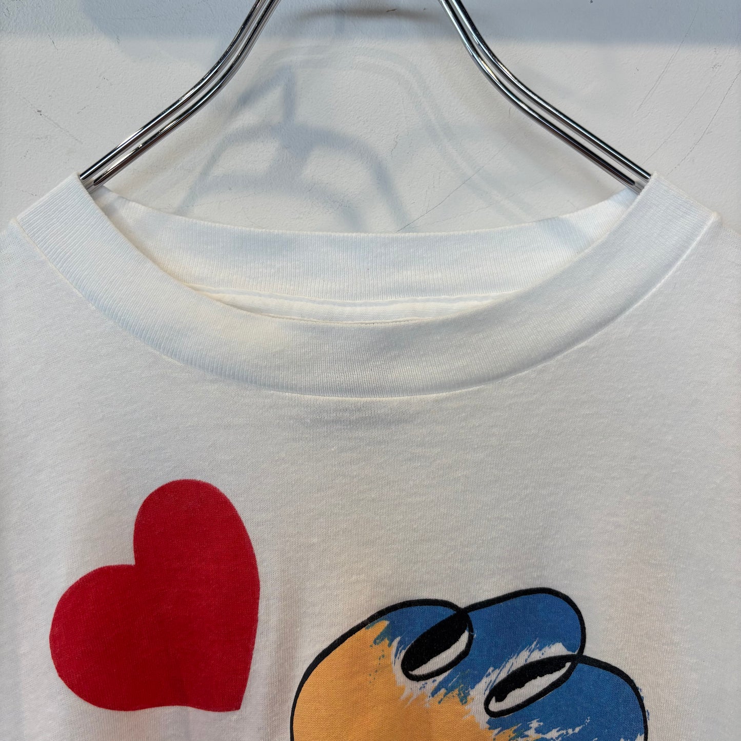 90's ONEITA POWER-T ”The Kiss" アートロンT 白(XL)/B3065T-SO