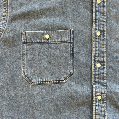 00's Polo by Ralph Lauren denim デニム シャツ ブルー (XL)/A2927SH-SO