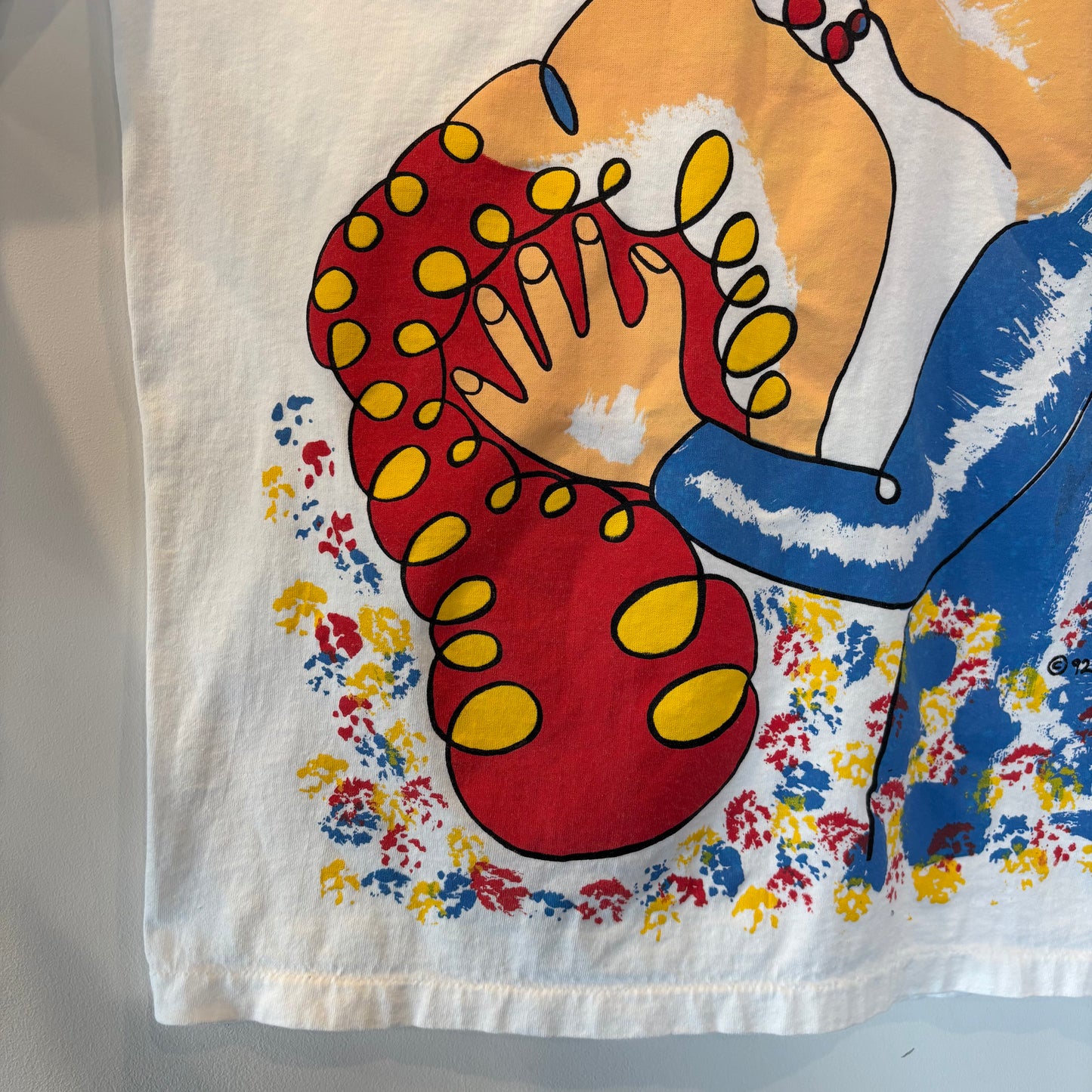 90's ONEITA POWER-T ”The Kiss" アートロンT 白(XL)/B3065T-SO
