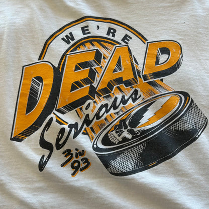 90's SIGNAL SPORT Grateful Dead ARNOLD SLICK Tシャツ デッドスカル 白(サイズ不明)/A6502T-SO