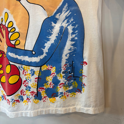 90's ONEITA POWER-T ”The Kiss" アートロンT 白(XL)/B3065T-SO
