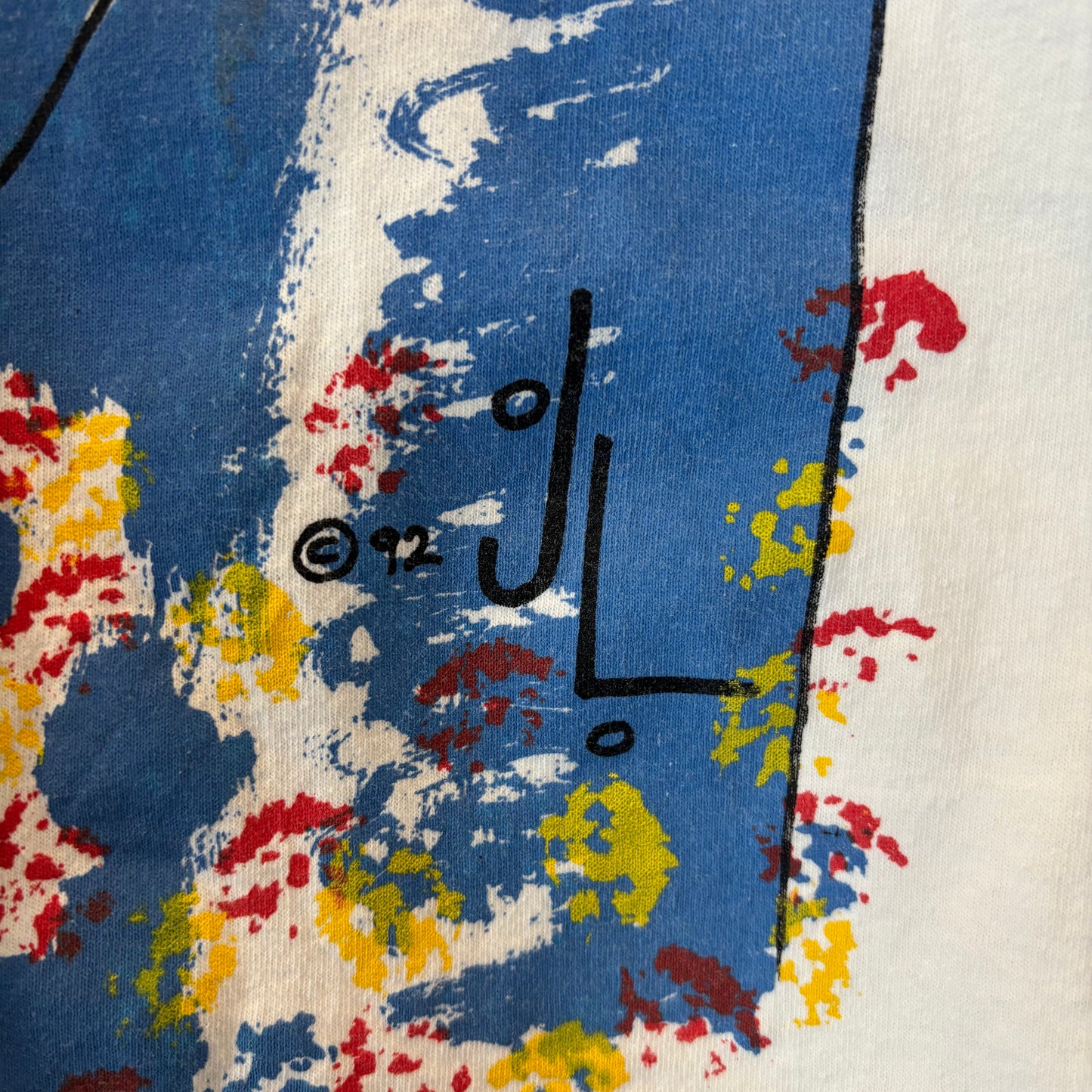 90's ONEITA POWER-T ”The Kiss" アートロンT 白(XL)/B3065T-SO