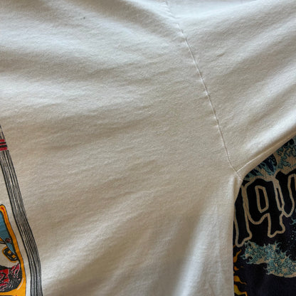 90's SIGNAL SPORT Grateful Dead ARNOLD SLICK Tシャツ デッドスカル 白(サイズ不明)/A6502T-SO