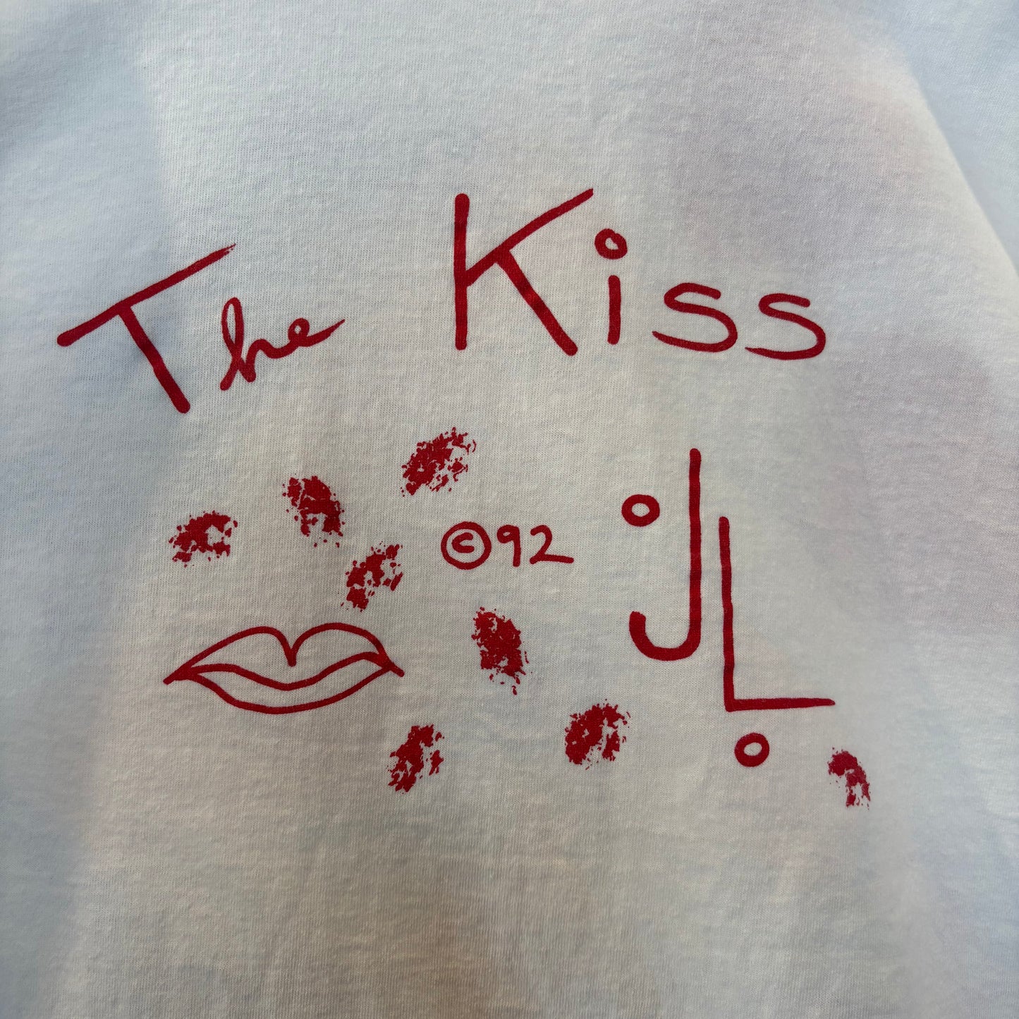 90's ONEITA POWER-T ”The Kiss" アートロンT 白(XL)/B3065T-SO