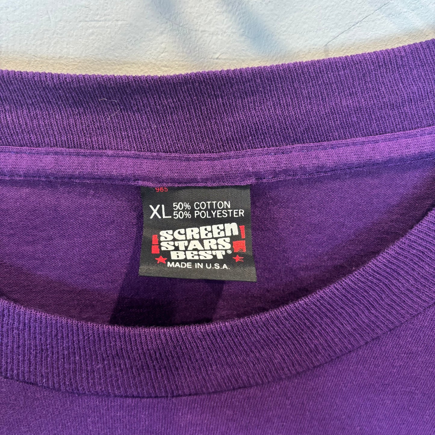 90's Pizza Hut ピザハット アドバタイジングTシャツ パープル(XL)/C1072T-SO