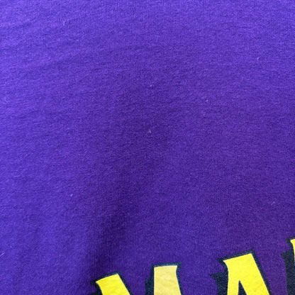90's Pizza Hut ピザハット アドバタイジングTシャツ パープル(XL)/C1072T-SO