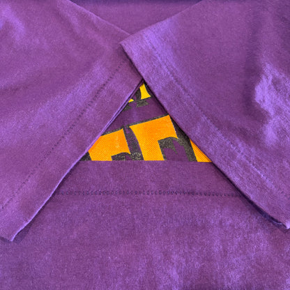 90's Pizza Hut ピザハット アドバタイジングTシャツ パープル(XL)/C1072T-SO