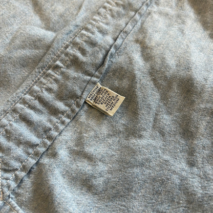 90's Polo by Ralph Lauren シャンブレーシャツ ライトブルー (L)/A7773SH-SO