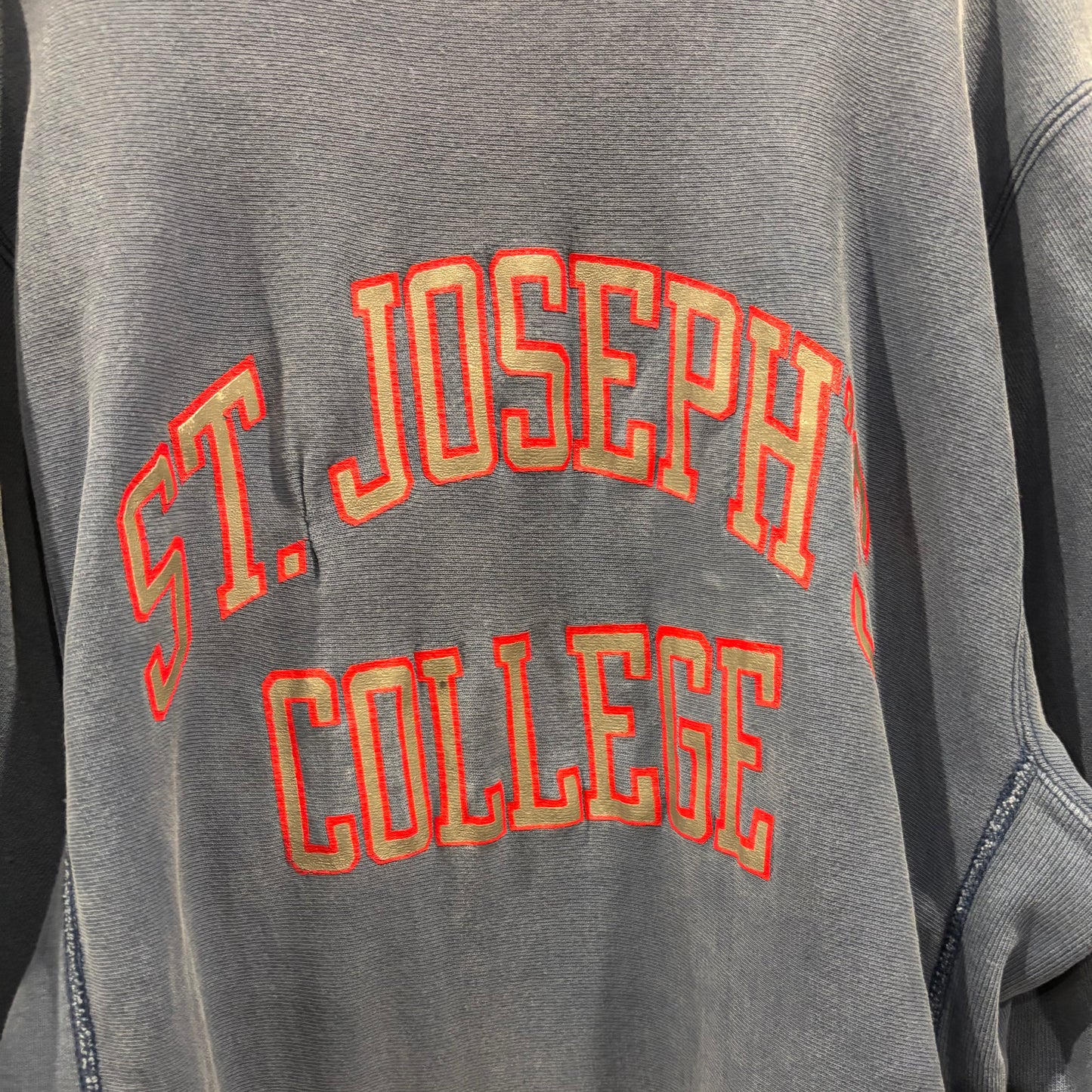 80's Champion Reverse Weave St. Joseph's リバースウィーブ カレッジスウェット 紺 (M)/C0252S-SO