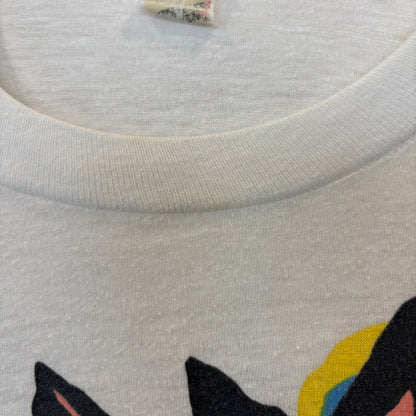 90's "SAVE ME" アートTシャツ 白(サイズ不明)/B2194T-SO