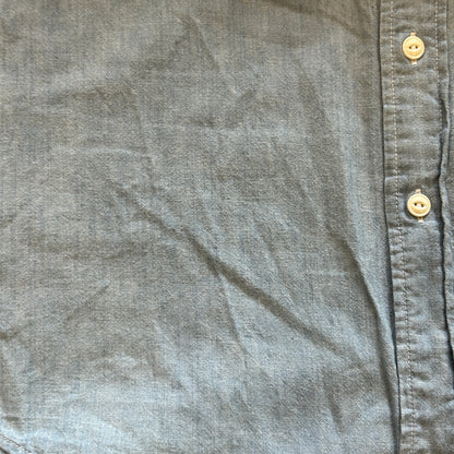 90's Polo by Ralph Lauren シャンブレーシャツ ライトブルー (L)/A7773SH-SO