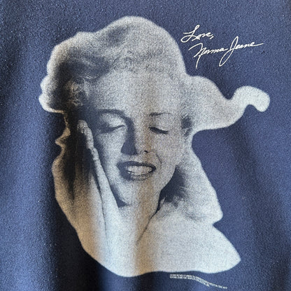 90's Love,Norma Jeane Collection マリリン・モンロー USA製 プリントスウェット(L)/A8408S-SO