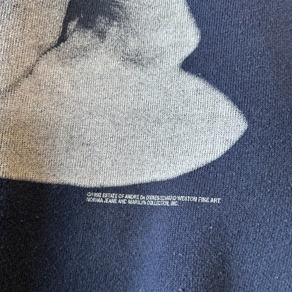 90's Love,Norma Jeane Collection マリリン・モンロー USA製 プリントスウェット(L)/A8408S-SO