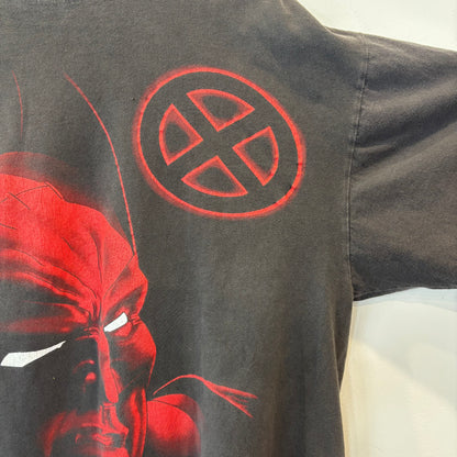00's MARVELコミックス X-MEN ウルヴァリン プリントTシャツ 黒(サイズ不明)/B3070T-SO