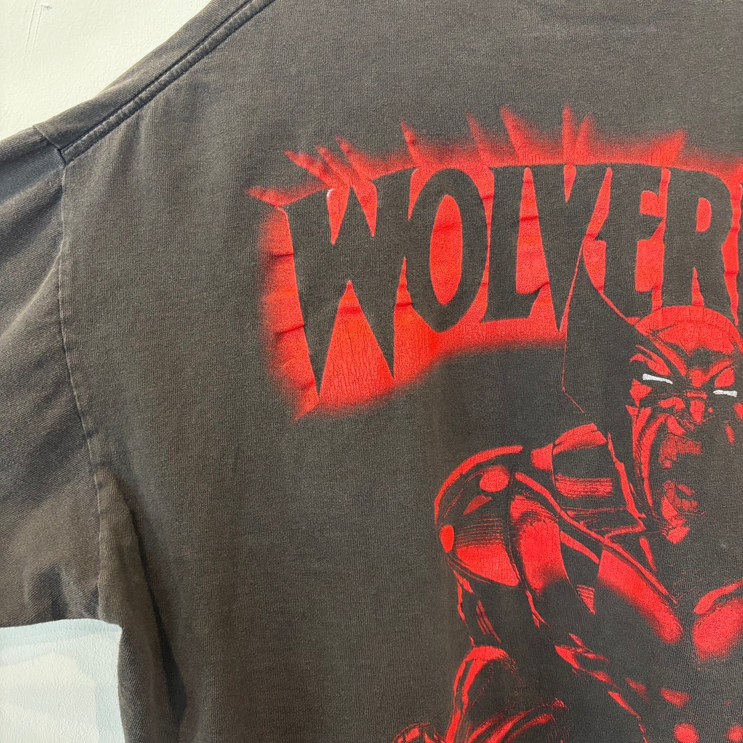 00's MARVELコミックス X-MEN ウルヴァリン プリントTシャツ 黒(サイズ不明)/B3070T-SO