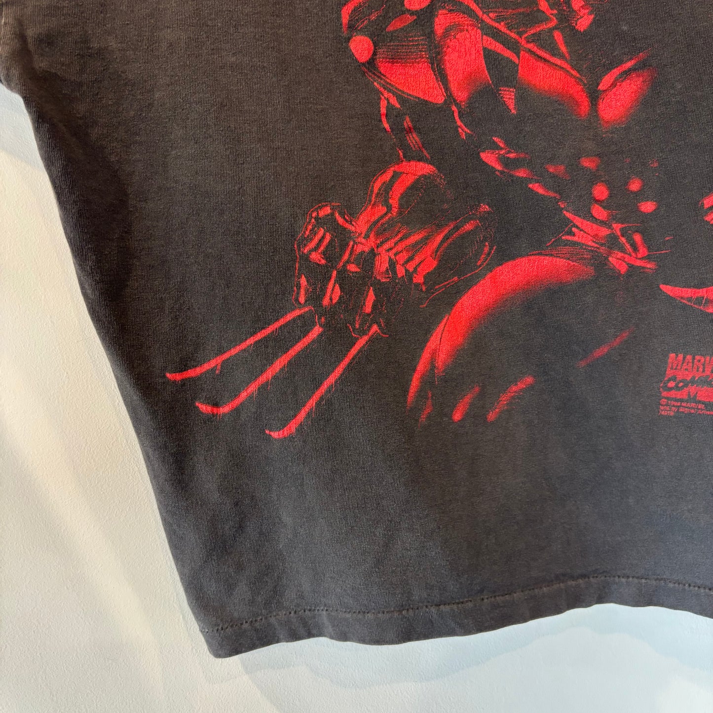 00's MARVELコミックス X-MEN ウルヴァリン プリントTシャツ 黒(サイズ不明)/B3070T-SO