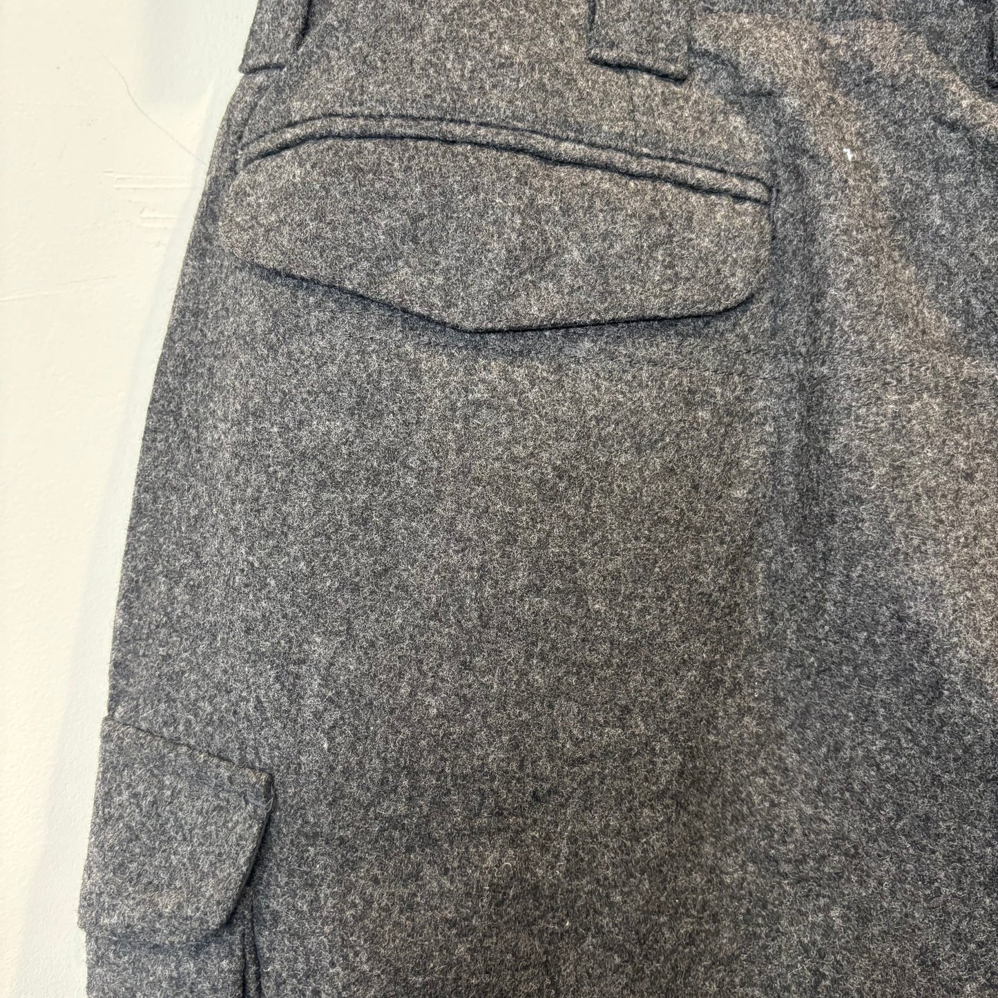 00's Polo by Ralph Lauren ラルフローレン ウール ブレンドカーゴパンツ 黒 (34×30)/A9030P-SO