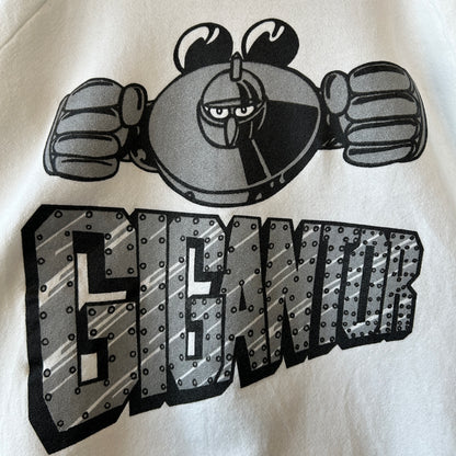 90's Fruit of The Loom GIGANTOR”鉄人28号" プリントスウェット アニメ 白(XL)/A7544S-SO