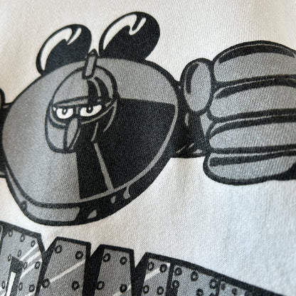 90's Fruit of The Loom GIGANTOR”鉄人28号" プリントスウェット アニメ 白(XL)/A7544S-SO