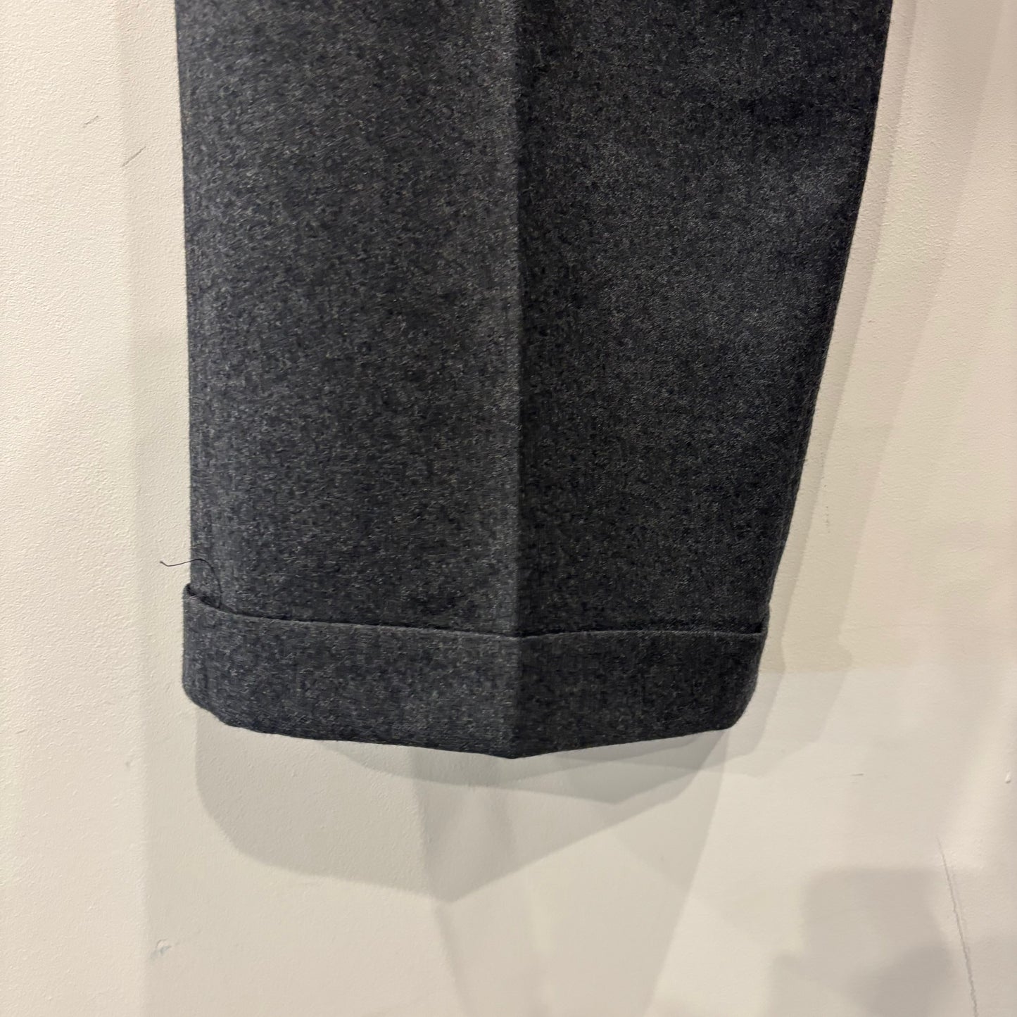90's Polo by Ralph Lauren ラルフローレン ウールスラックス 黒 (サイズ不明)/A9257P-SO