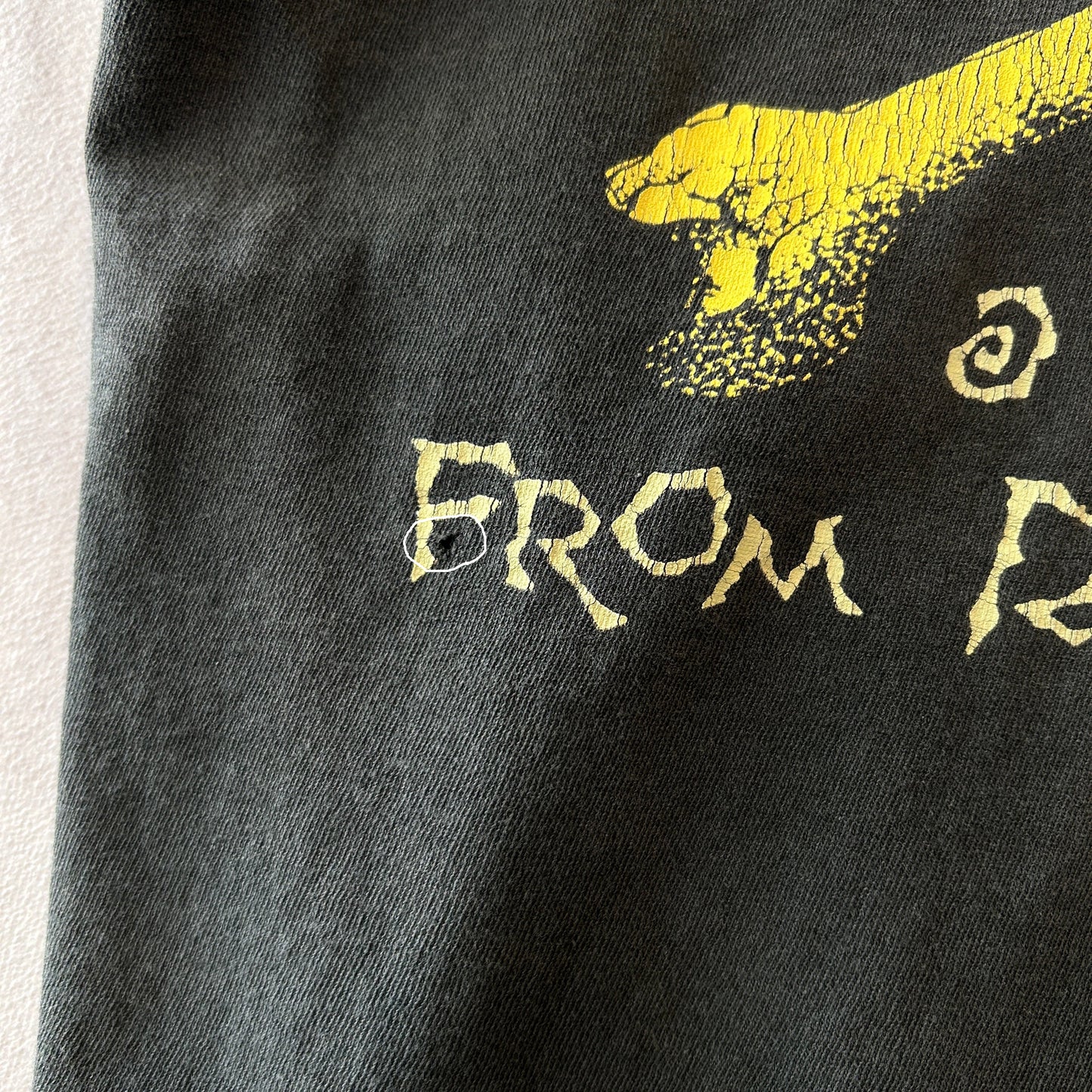 90's Rush ”Roll The Bones" ツアーT Pushead バンドTシャツ 黒/C0512T-SO