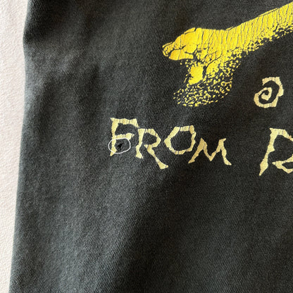 90's Rush ”Roll The Bones" ツアーT Pushead バンドTシャツ 黒/C0512T-SO