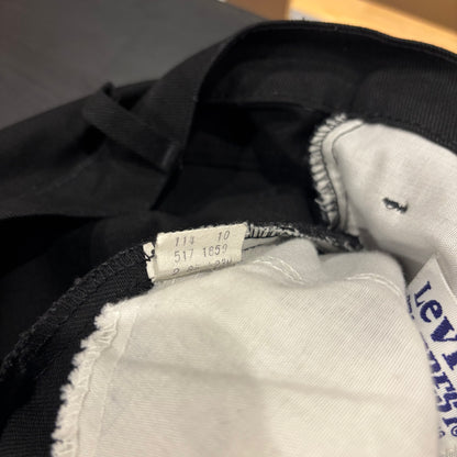 80's Levi's 517 sta-prest リーバイス スタプレ パンツ 黒 (38×30)/A8363P-SO