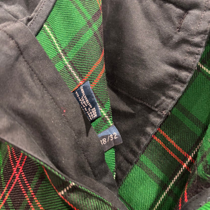 00's Polo by Ralph Lauren ラルフローレン タータンチェック カーゴパンツ 緑赤黒 (38×32)/A9041P-SO
