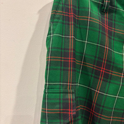 00's Polo by Ralph Lauren ラルフローレン タータンチェック カーゴパンツ 緑赤黒 (38×32)/A9041P-SO