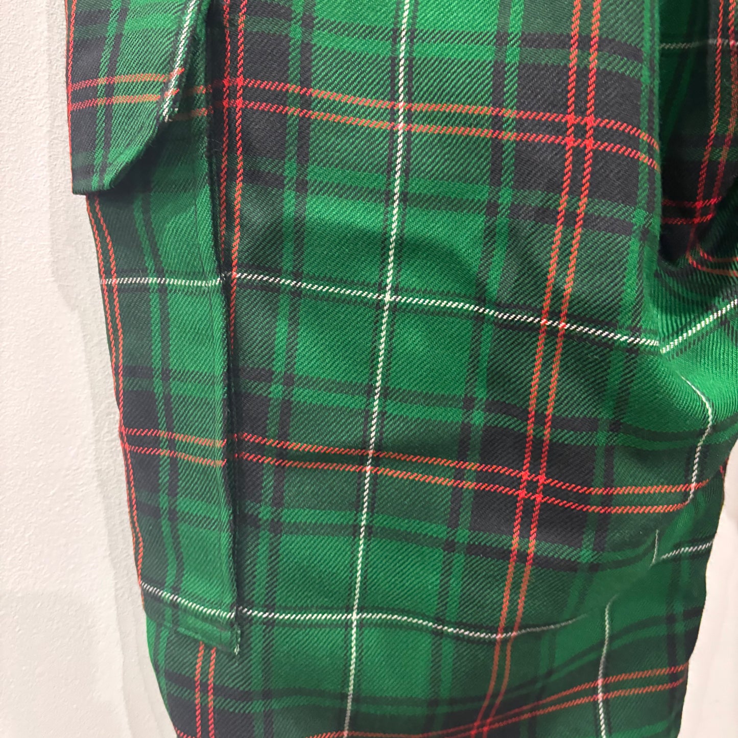 00's Polo by Ralph Lauren ラルフローレン タータンチェック カーゴパンツ 緑赤黒 (38×32)/A9041P-SO