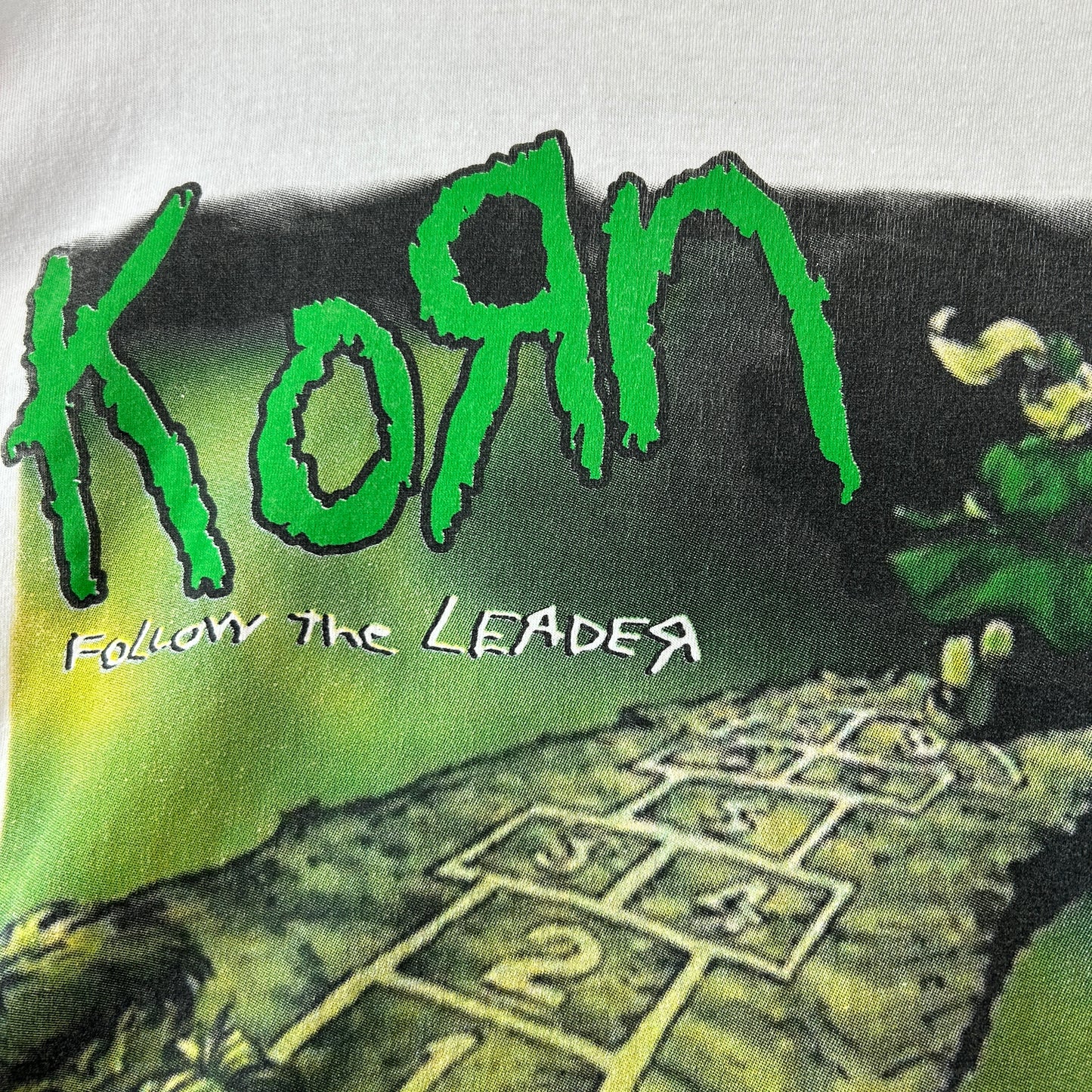 90's KORN ”Family Values Tour 98" ツアーロンT バンドTシャツ 袖プリント (XL)/C0285T-SO