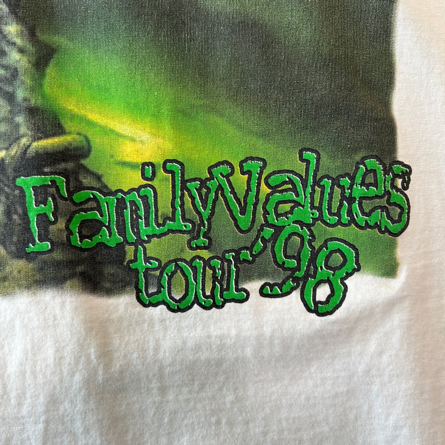 90's KORN ”Family Values Tour 98" ツアーロンT バンドTシャツ 袖プリント (XL)/C0285T-SO