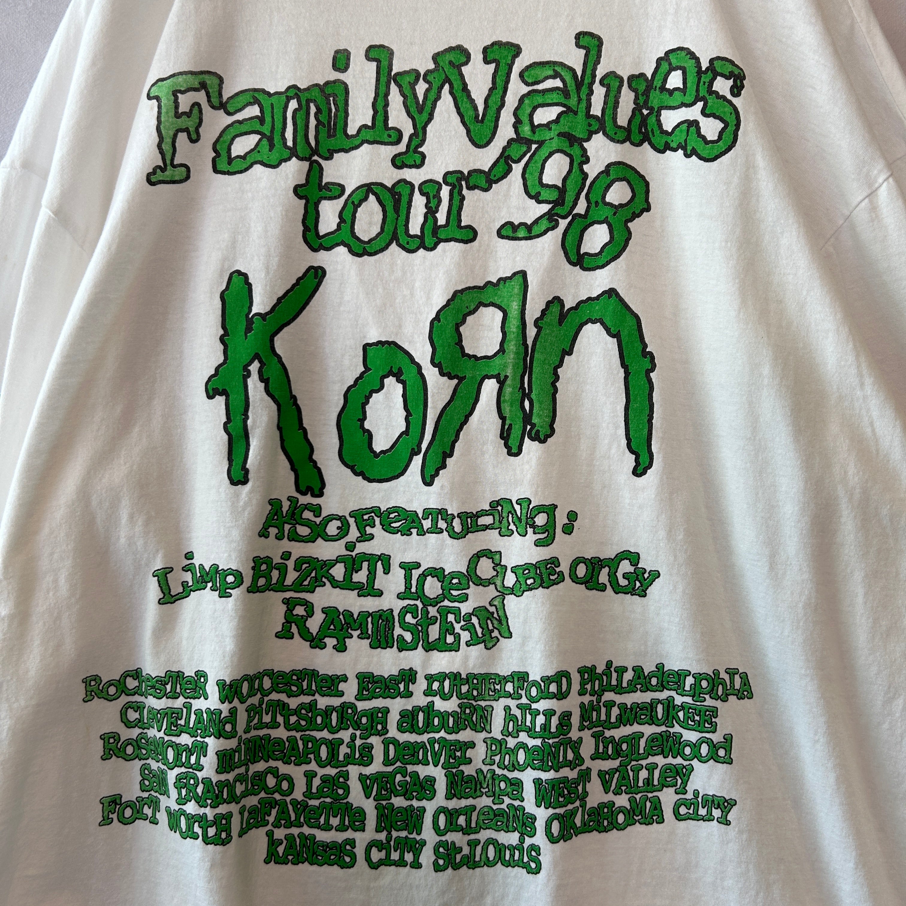 90's KORN ”Family Values Tour 98