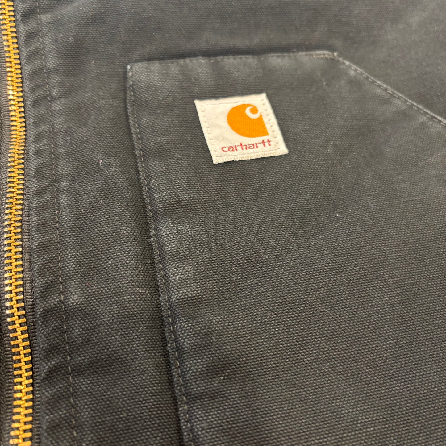 00's Carhartt カーハート ダックベスト V01  BLK ブラック (XL) /C0421V-SO