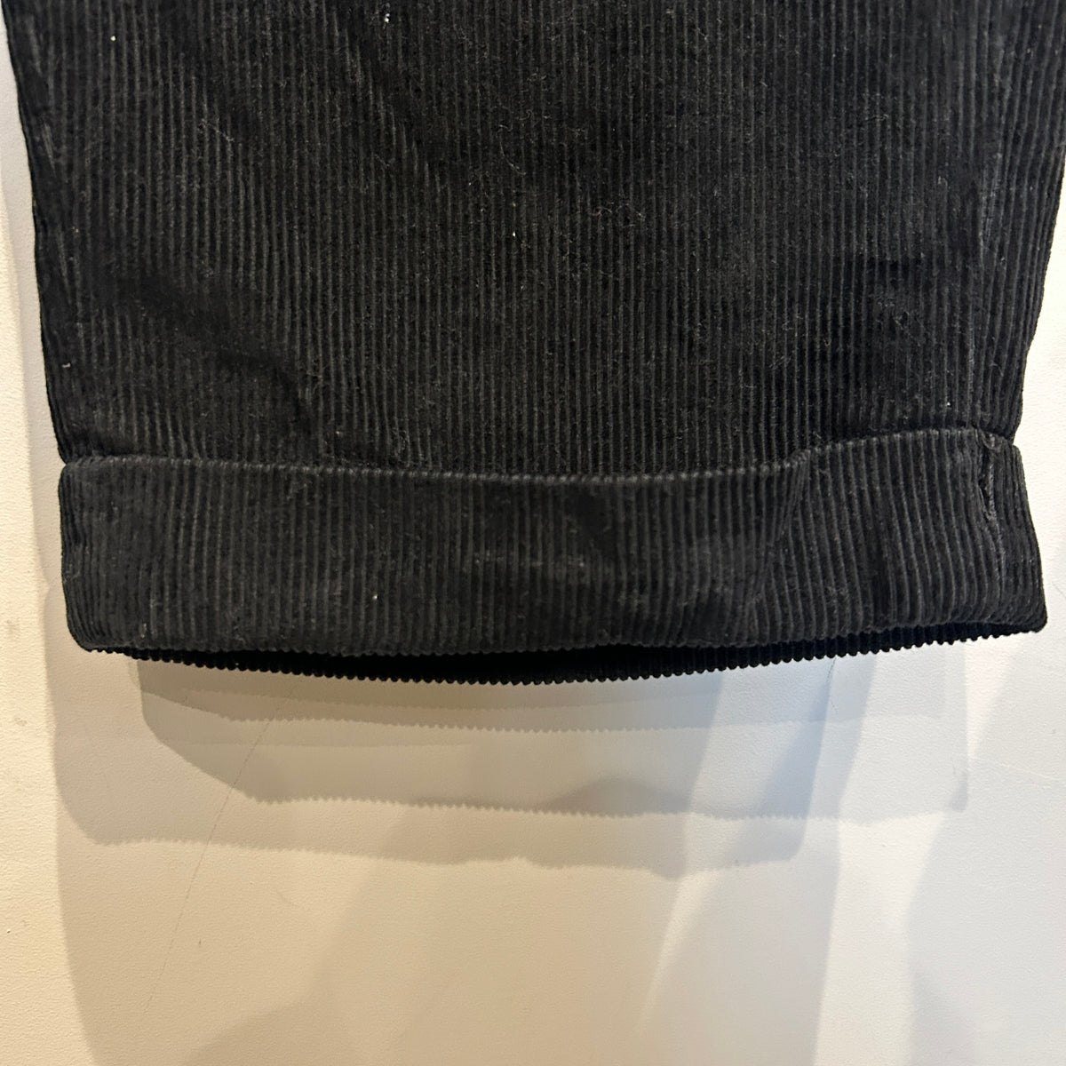 00's preswick&moore タック入り コーデュロイパンツ 黒 (w34)/B4415P-SO