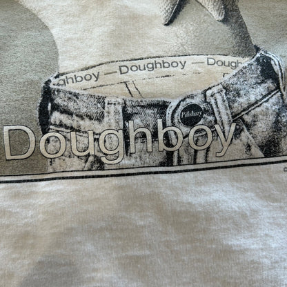 90's GILDAN Doughboy ドゥボーイ Calvin KleinパロディーTシャツ 白(XL)/B2156T-SO