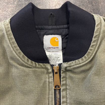 00's Carhartt カーハート ダックベスト V52 LOV ライトオリーブ (L) /C0422V-SO