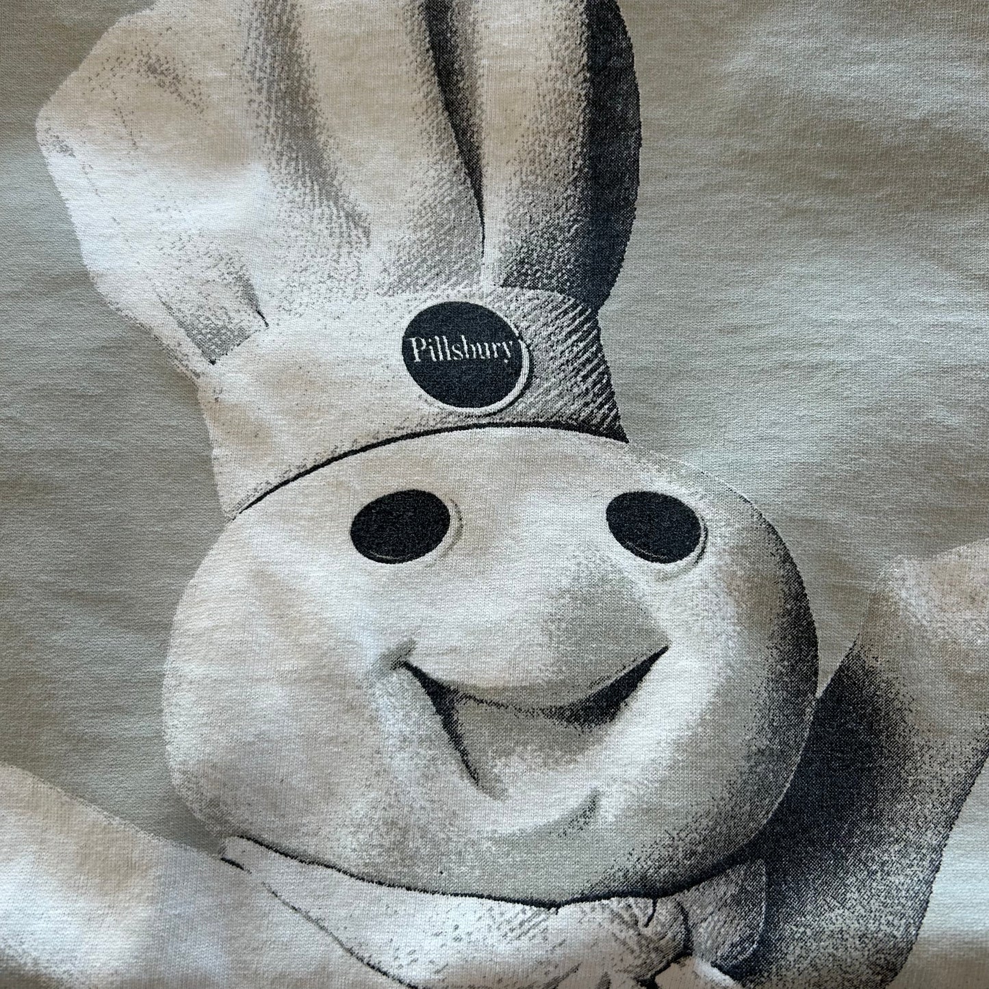 90's GILDAN Doughboy ドゥボーイ Calvin KleinパロディーTシャツ 白(XL)/B2156T-SO