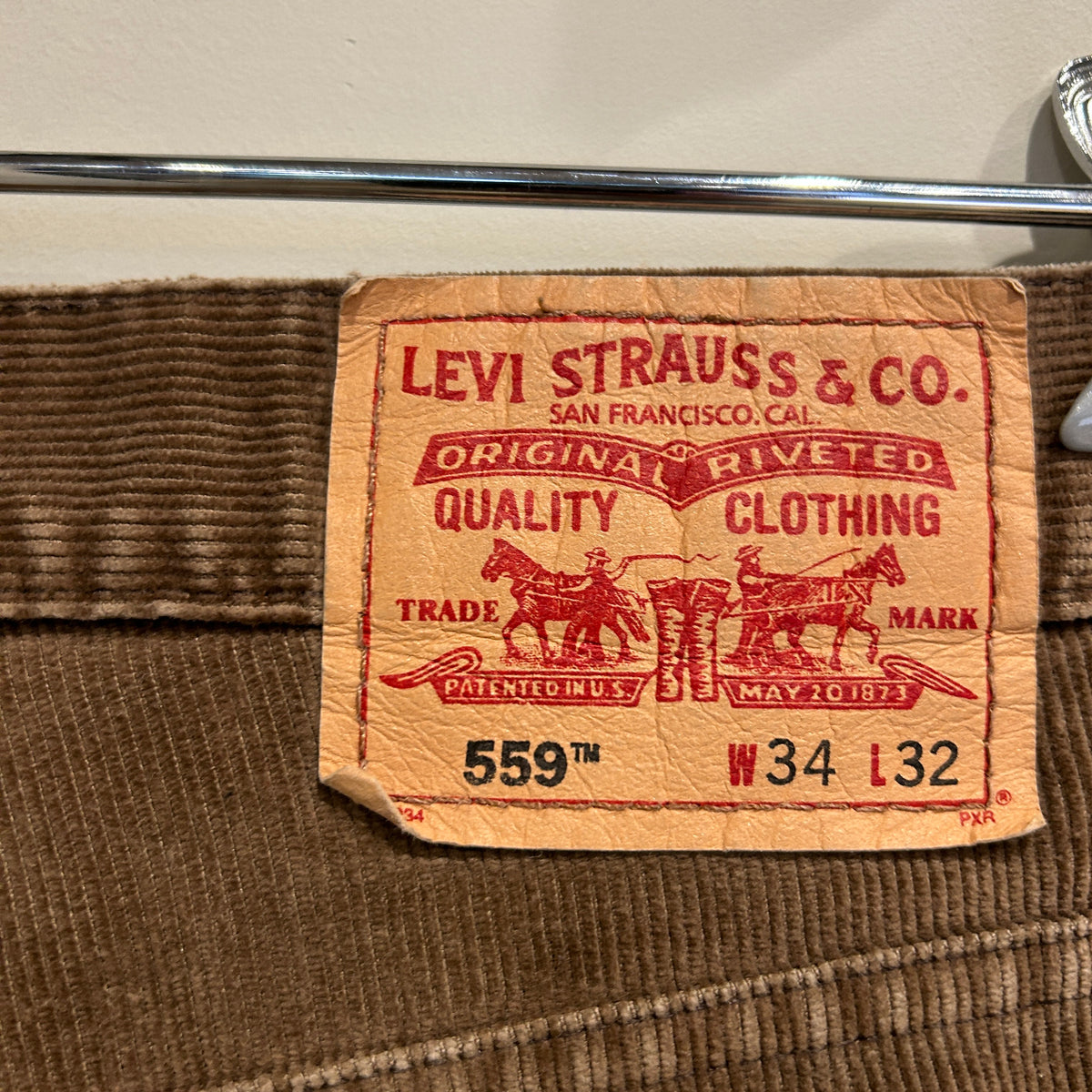 00's Levi's 559 リーバイス コーデュロイパンツ 茶 (W34 L32)/B4158P-SO