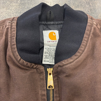 00's Carhartt カーハート ダックベスト V02 DKB ダークブラウン (L) /B3399V-SO