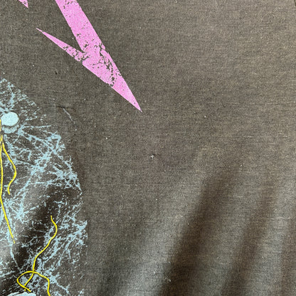 80's Metallica メタリカ Damaged Justice ツアーT バンドTシャツ  パスヘッド 黒(XL)/C0301T-SO