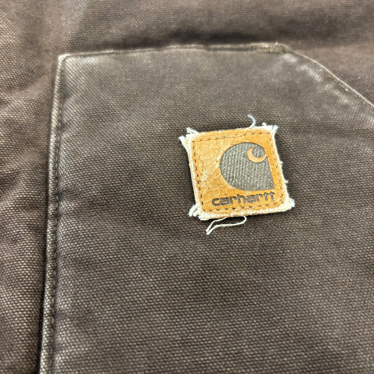 00's Carhartt カーハート ダックベスト V02 DKB ダークブラウン (L) /B3399V-SO