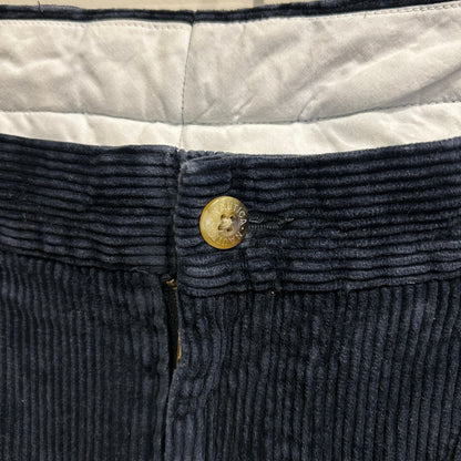 00's Nautica タック入り コーデュロイパンツ 紺 (W36 L30)/B4156P-SO
